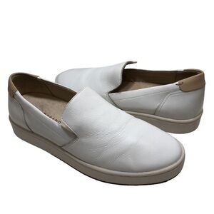 Lucky Brand Hadie Leather Women's Flat Slip On White Sneaker 9.5 / 41